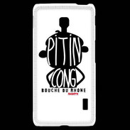 Coque LG F6 Adishatz Humour Bouche du Rhone