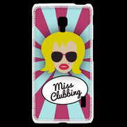 Coque LG F6 Miss Clubbing Blonde