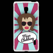 Coque LG F6 Miss Clubbing Chatain