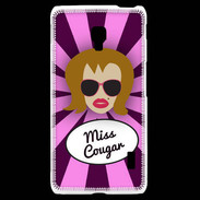 Coque LG F6 Miss Cougar Rousse