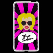 Coque LG F6 Miss Fashion Blonde