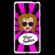 Coque LG F6 Miss Fashion Rousse