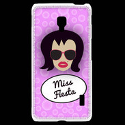 Coque LG F6 Miss Fiesta Brune