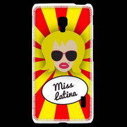 Coque LG F6 Miss Latina Blonde
