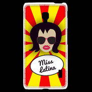 Coque LG F6 Miss Latina Brune