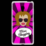 Coque LG F6 Miss Shopping Rousse
