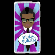 Coque LG F6 Mister Swag Black