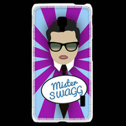 Coque LG F6 Mister Swag Brun