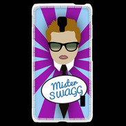 Coque LG F6 Mister Swag Roux