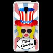 Coque LG F6 Miss USA Blonde