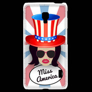 Coque LG F6 Miss USA Brune