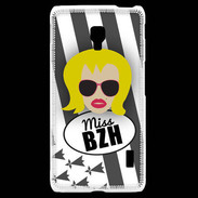 Coque LG F6 Miss Bretagne Blonde