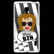 Coque LG F6 Miss Bretagne Rousse