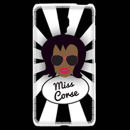 Coque LG F6 Miss Corse Black