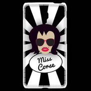 Coque LG F6 Miss Corse Brune