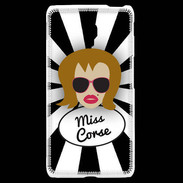 Coque LG F6 Miss Corse Rousse