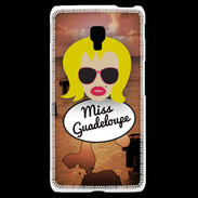 Coque LG F6 Miss Guadeloupe Blonde