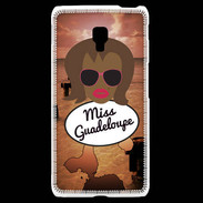 Coque LG F6 Miss Guadeloupe Black