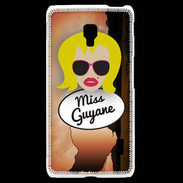 Coque LG F6 Miss Guyane Blonde