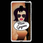 Coque LG F6 Miss Guyane Brune