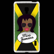 Coque LG F6 Miss Jamaica Black