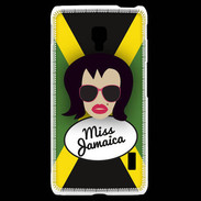 Coque LG F6 Miss Jamaica Brune