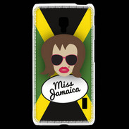 Coque LG F6 Miss Jamaica Chatain