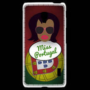 Coque LG F6 Miss Portugal Black