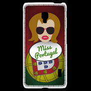 Coque LG F6 Miss Portugal Rousse