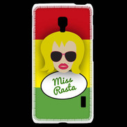 Coque LG F6 Miss Rasta Blonde