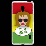 Coque LG F6 Miss Rasta Rousse