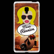 Coque LG F6 Miss Réunion Blonde