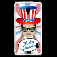 Coque LG F6 Mister América Brun