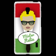 Coque LG F6 Mister Italie Blond