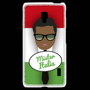 Coque LG F6 Mister Italie Black