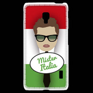 Coque LG F6 Mister Italie Chatain