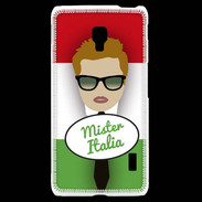 Coque LG F6 Mister Italie Roux