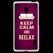 Coque LG F6 Keep Calm and Reelax Rose