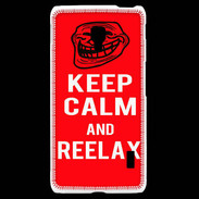 Coque LG F6 Keep Calm and Reelax Rouge
