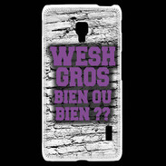 Coque LG F6 Wesh Gros Violet