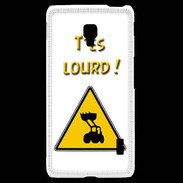 Coque LG F6 T'es lourd PR