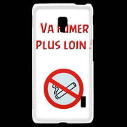 Coque LG F6 Vas fumer plus loin PR