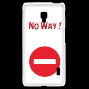 Coque LG F6 No Way PR