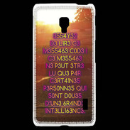 Coque LG F6 Message codé ZG