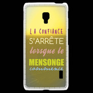 Coque LG F6 Confiance et mensonge ZG