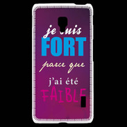 Coque LG F6 Fort et faible ZG