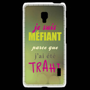 Coque LG F6 Méfiant trahis ZG