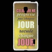 Coque LG F6 Progresse de jour en jour ZG