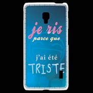 Coque LG F6 Triste ZG