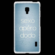 Coque LG F6 Sexo Apéro Dodo Bleu ZG